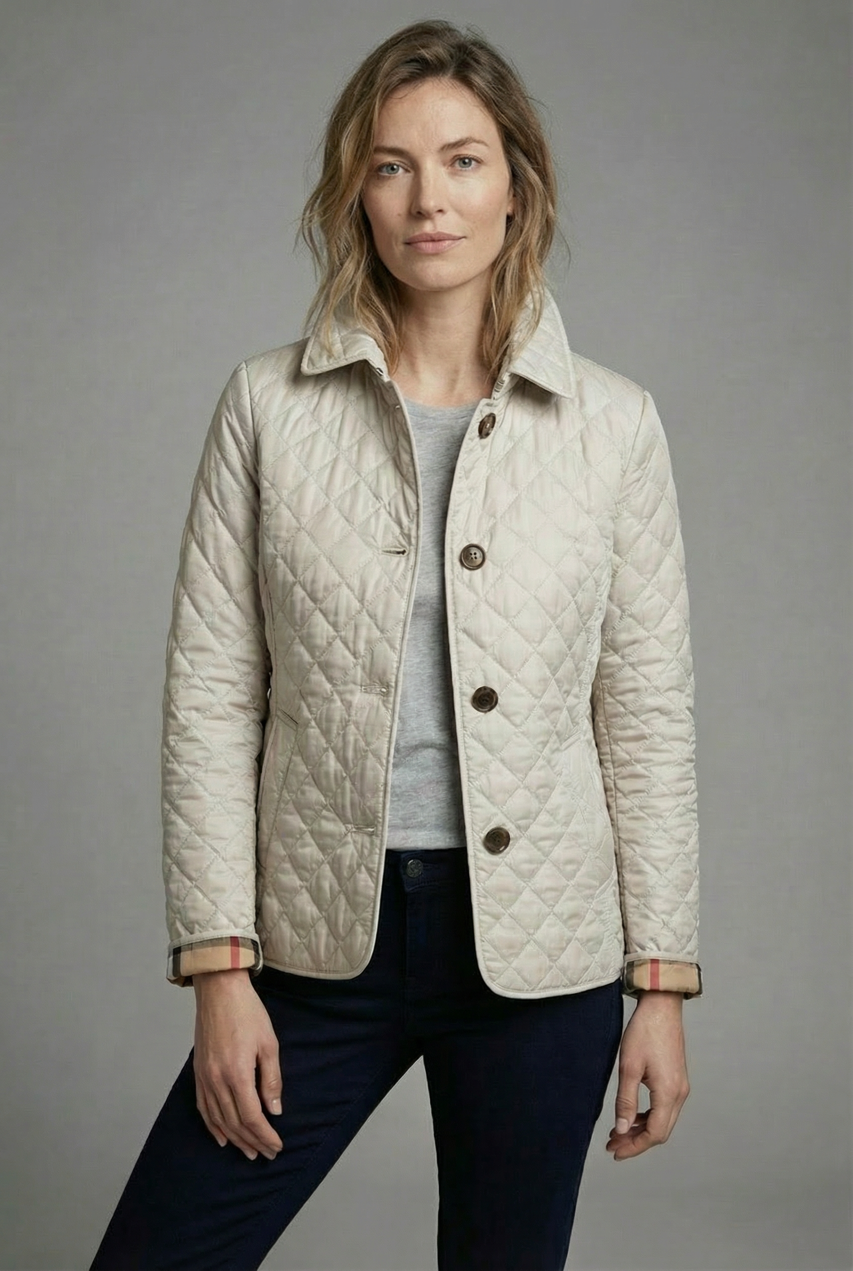 Women’s Diamond Quilted Casual Lightweight Jacket