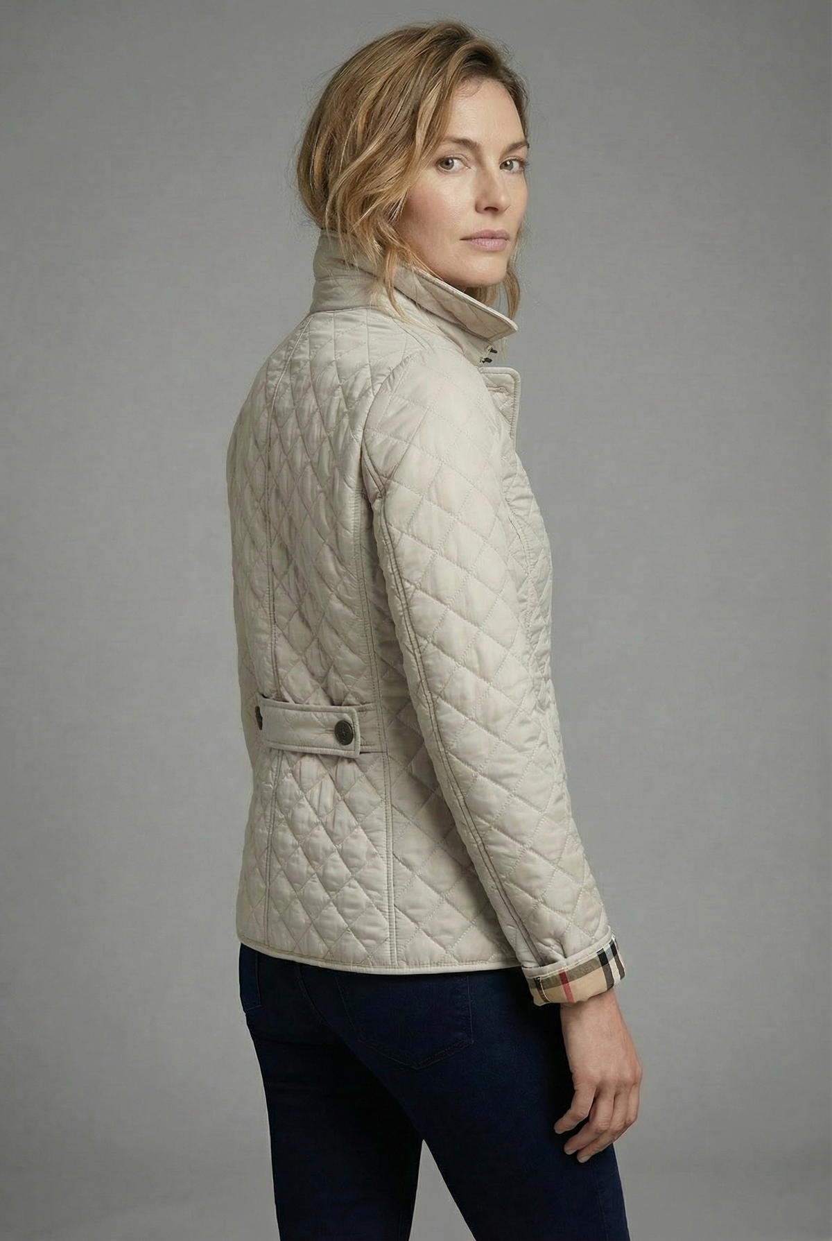 Women’s Diamond Quilted Casual Lightweight Jacket