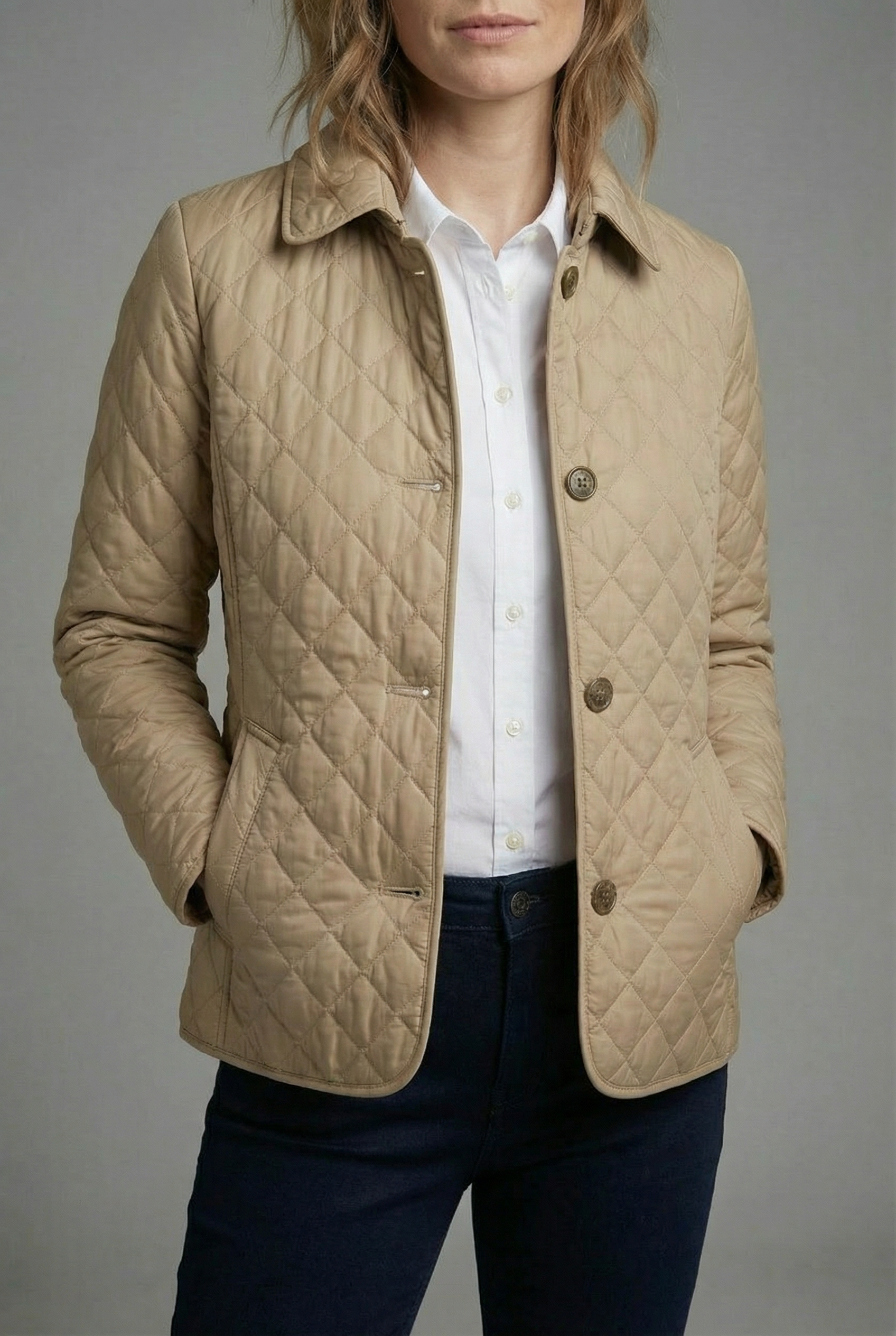 Women’s Diamond Quilted Casual Lightweight Jacket